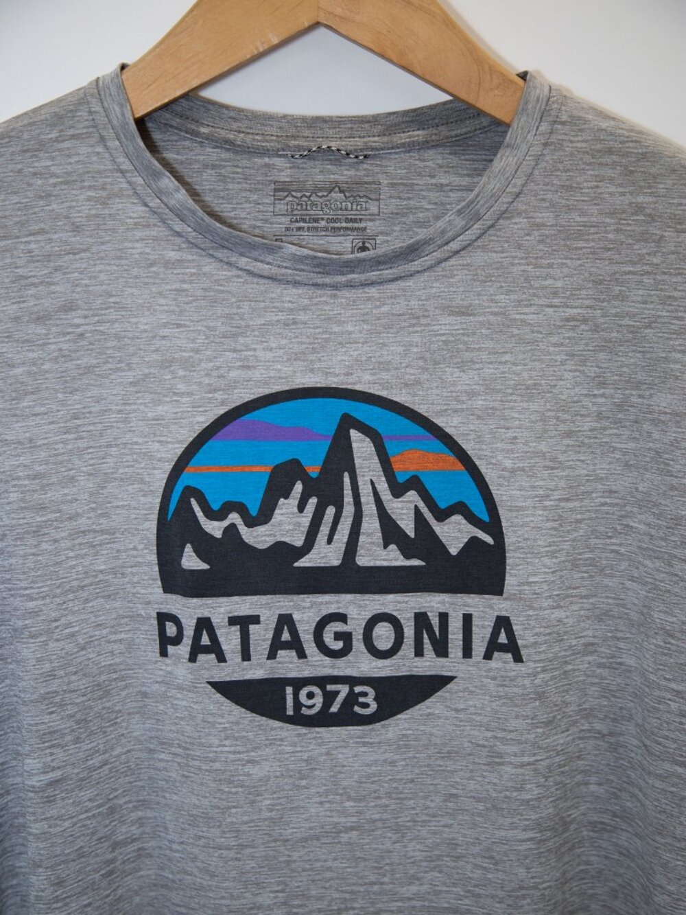 Patagonia Capilene Cool Daily Short Sleeve Logo Shirt